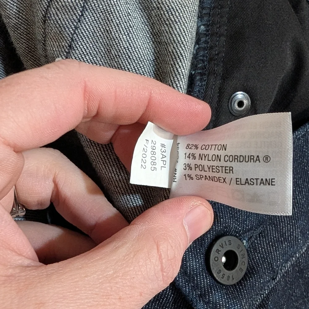 Orvis CORDURA Tech Denim‎ Indigo Double Knee Jeans